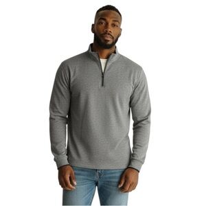 OAK HILL XXL Gray Cozy Fleece 1/4 Zip Sweatshirt R $80